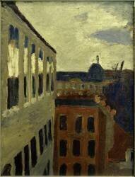 Vue depuis le studio (Paula Modersohn-Becker) - Muzeo.com