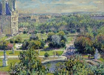 Vue des jardins des Tuileries (Claude Monet) - Muzeo.com