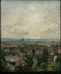 Vue des toits de Paris (Vincent van Gogh) - Muzeo.com