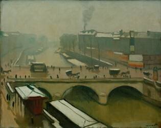 Vue du Pont St. Michel à Paris (Albert Marquet) - Muzeo.com