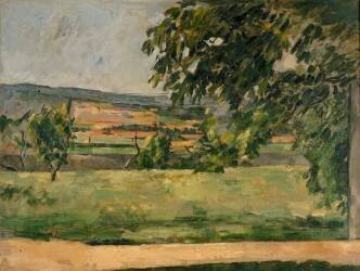 Vue prise du Jas de Bouffan (Paul Cézanne) - Muzeo.com