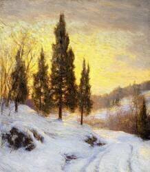 Crépuscule d'hiver (Walter Launt Palmer) - Muzeo.com