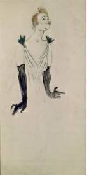 Yvette Guilbert (Henri de Toulouse-Lautrec) - Muzeo.com