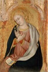 La Vierge de l'Annonciation (Taddeo di Bartolo) - Muzeo.com