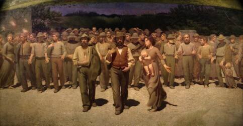 Le 4e état (Giuseppe Pellizza) - Muzeo.com