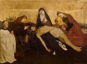 Pietà de Villeneuve-lès-Avignon (Enguerrand Quarton) - Muzeo.com