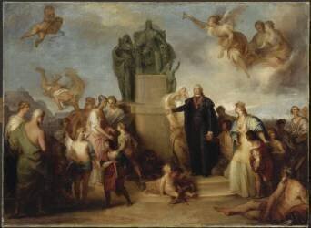 Allégorie de la fondation de la Casa Pia de Belem (Domingos Sequeira) - Muzeo.com