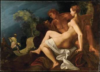 Angélique et Médor (anonyme) - Muzeo.com