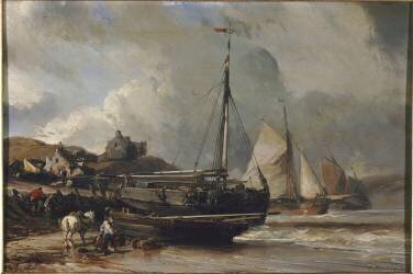Départ pour la pêche (Eugène Isabey) - Muzeo.com