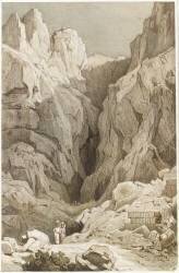 Delphes, les roches Phaedriades (Dominique-Louis Papety) - Muzeo.com
