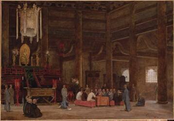 Entretien avec des moines bouddhistes zen et la mission française d'Emile Guimet (Félix Régamey) - Muzeo.com