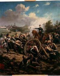 Episode de la bataille de Solférino, le 24 juin 1859 (Jules Alfred Vincent Rigo) - Muzeo.com