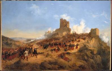 Episode de la conquête de l'Algérie en 1852 (Jean-Adolphe Beaucé) - Muzeo.com