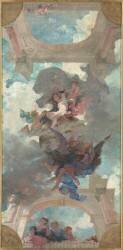Esquisse du plafond du foyer de la Comédie Française à Paris (Guillaume Dubufe) - Muzeo.com