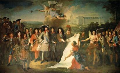 Etablissement de l'Hôtel royal des Invalides, 1674 (Pierre Dulin) - Muzeo.com