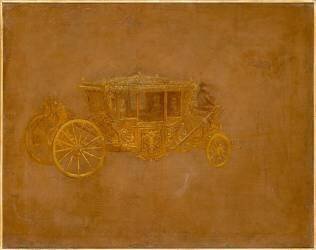 Etude pour le carrosse de la reine Marie-Thérèse (Adam Frans van der Meulen) - Muzeo.com