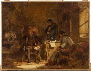 Henri VIII et ses conseillers (Charles Louis Müller) - Muzeo.com