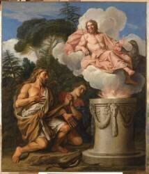 Hercule faisant un sacrifice à Jupiter (Noël-Nicolas Coypel) - Muzeo.com