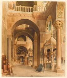 Intérieur de Saint-Marc à Venise (Constant Moyaux) - Muzeo.com