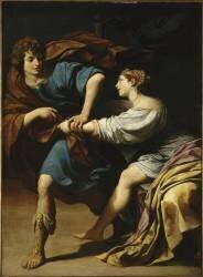 Joseph et la femme de Putiphar (Lionello Spada) - Muzeo.com