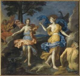Junon en colère menace la nymphe Io en présence de Jupiter (François Verdier) - Muzeo.com