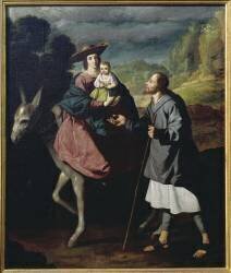 La Fuite en Egypte (Francisco de Zurbaran) - Muzeo.com
