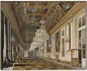 La galerie des ambassadeurs au palais des Tuileries (Jean-Baptiste Fortuné de...) - Muzeo.com