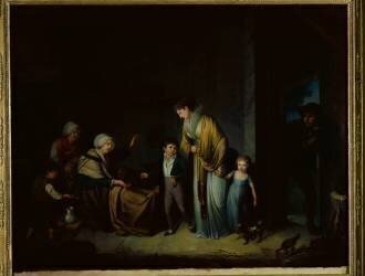 La leçon de bienfaisance (Henri-Nicolas van Gorp) - Muzeo.com