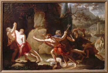 La Mort de Caïus Gracchus (François Topino-Lebrun) - Muzeo.com