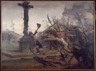 La mort de Sauveur, héros breton (Edmond-Louis Dupain) - Muzeo.com