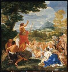 La prédication de Saint Jean-Baptiste (Baciccio) - Muzeo.com