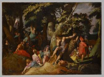 La Prédication de saint Jean-Baptiste (Abraham Bloemaert) - Muzeo.com