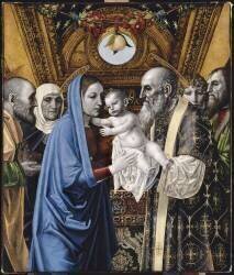 La présentation au temple (Ambrogio Bergognone) - Muzeo.com