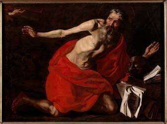 La Vision de saint Jérôme (anonyme) - Muzeo.com