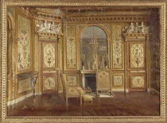 Le Boudoir de Marie-Antoinette. (Jules Marc Antoine Frappaz) - Muzeo.com