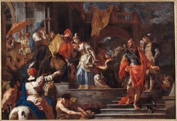 Le départ de Rebecca (Francesco Solimena) - Muzeo.com