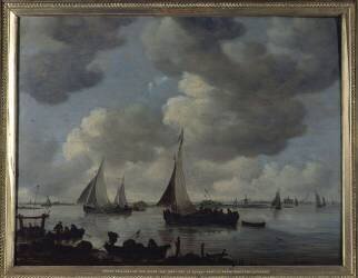 Le départ pour la pêche (Jan van Goyen) - Muzeo.com