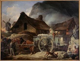 Le four à plâtre, à Montmartre (Carle Vernet) - Muzeo.com