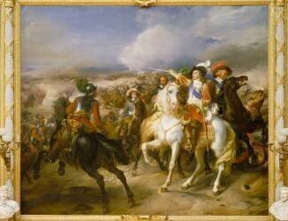 Le Grand Condé à la bataille de Lens, 20 août 1648 (Jean-Pierre Franque) - Muzeo.com