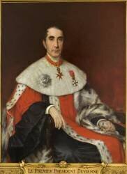 Le Premier président Adrien Marie Devienne (1858-1869) (Claudius Barriot) - Muzeo.com