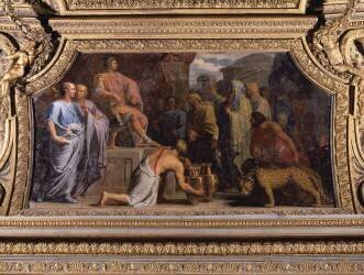 L'empereur Auguste recevant une ambassade d'Indiens (Jean-Baptiste de Champaigne) - Muzeo.com