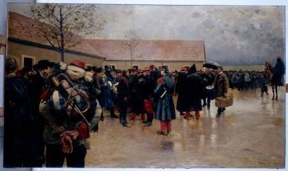 Les Réservistes (Pierre Georges Jeanniot) - Muzeo.com