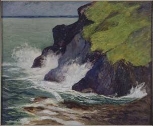 Les trois falaises, Saint-Jean-du-Doigt (Maxime Maufra) - Muzeo.com