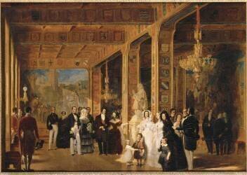 Louis Philippe, la famille royale et le roi Léopold Ier (Prosper Lafaye) - Muzeo.com