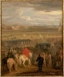 Louis XIV recevant la reddition de la citadelle de Cambrai le 18 avril 1677 (Adam Frans van der Meulen) - Muzeo.com