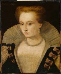 Louise de Lorraine, reine de France, épouse d'Henri III (anonyme) - Muzeo.com