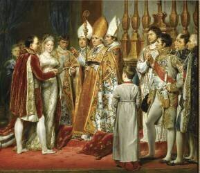 Mariage religieux de Napoléon Ier et de l'archiduchesse Marie-Louise (détail) (Georges Rouget) - Muzeo.com
