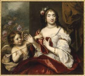 Marie-Louise Rouxel de Médavy (1648-1728), Mademoiselle de Grancey (Claude Lefebvre) - Muzeo.com