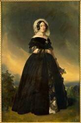 Marie-Louise-Victoire de Saxe-Cobourg-Gotha, duchesse de Kent en 1818 (1786-1861) (Franz Xaver Winterhalter) - Muzeo.com