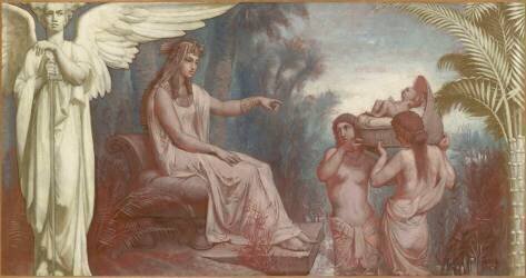 Moïse sauvé des eaux (Alexis-Joseph Mazerolle) - Muzeo.com